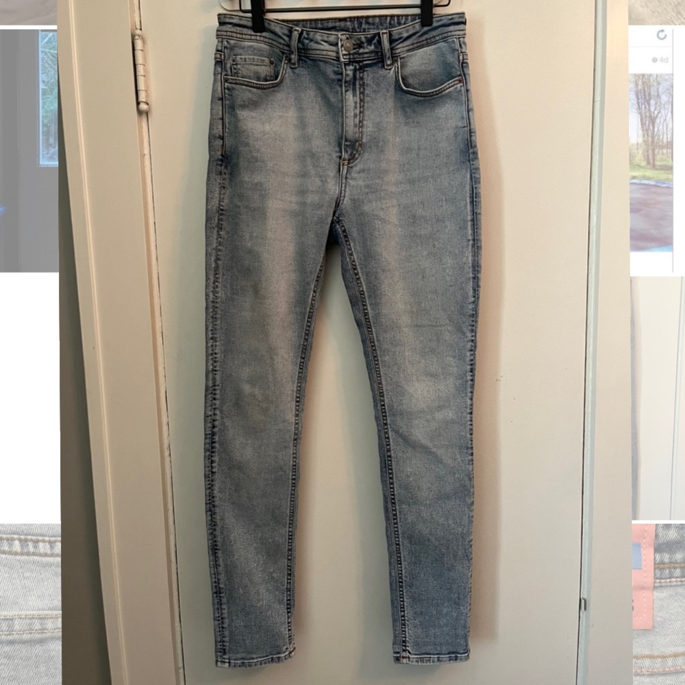 ACNE STUDIOS
Blå Konst Peg high-rise skinny jeans